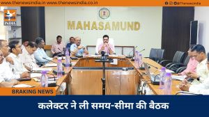 कलेक्टर ने ली समय-सीमा की बैठक