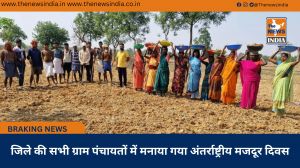 जिले की सभी ग्राम पंचायतों में मनाया गया अंतर्राष्ट्रीय मजदूर दिवस