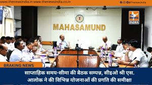 साप्ताहिक समय-सीमा की बैठक सम्पन्न, सीइओ श्री एस. आलोक ने की विभिन्न योजनाओं की प्रगति की समीक्षा