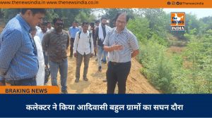 कलेक्टर ने किया आदिवासी बहुल ग्रामों का सघन दौरा