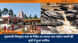 मुख्यमंत्री विष्णुदेव साय के निर्देश पर शारदा धाम पर्यटन स्थलों की सूची में हुआ शामिल