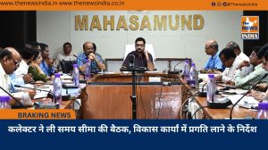 कलेक्टर ने ली समय सीमा की बैठक, विकास कार्यां में प्रगति लाने के निर्देश