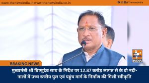 मुख्यमंत्री श्री विष्णुदेव साय के निर्देश पर 12.87 करोड़ लागत से के दो नदी-नालों में उच्च स्तरीय पुल एवं पहुंच मार्ग के निर्माण की मिली स्वीकृति