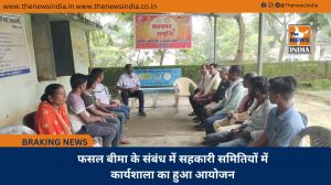 फसल बीमा के संबंध में सहकारी समितियों में कार्यशाला का हुआ आयोजन