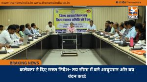 कलेक्टर ने दिए सख्त निर्देश- तय सीमा में बने आयुष्मान और वय वंदन कार्ड