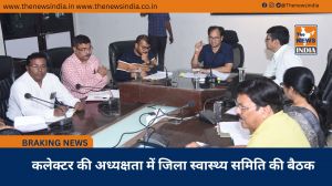 कलेक्टर की अध्यक्षता में जिला स्वास्थ्य समिति की बैठक