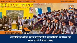 शासकीय माध्यमिक शाला पतरापाली में बाल कैबिनेट का किया गया गठन, बच्चों में दिखा उत्साह