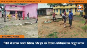 जिले में स्वच्छ भारत मिशन और हर घर तिरंगा अभियान का अद्भुत संगम