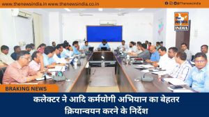 कलेक्टर ने आदि कर्मयोगी अभियान का बेहतर क्रियान्वयन करने के निर्देश