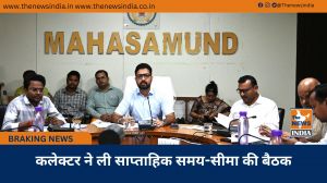 कलेक्टर ने ली साप्ताहिक समय-सीमा की बैठक