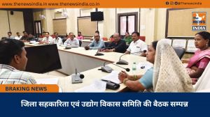 जिला सहकारिता एवं उद्योग विकास समिति की बैठक सम्पन्न