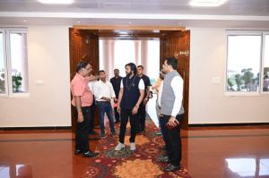 मंत्री गुरु खुशवंत साहेब ने नए विधानसभा भवन एवं राज्योत्सव स्थल का किया निरीक्षण, तैयारियों का लिया जायजा