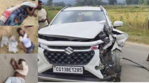 Accident : सीजी में भीषण सड़क हादसा: तेज रफ्तार कार की टक्कर से तीन की मौत Accident : सीजी में भीषण सड़क हादसा: तेज रफ्तार कार की टक्कर से तीन की मौत