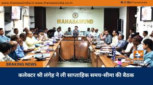 कलेक्टर श्री लंगेह ने ली साप्ताहिक समय-सीमा की बैठक