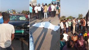 Accident: तेज रफ्तार कार ने बाइक सवार को मारी ठोकर, मौके पर हुई मौत, आक्रोशित लोगों ने किया चक्काजाम Accident: तेज रफ्तार कार ने बाइक सवार को मारी ठोकर, मौके पर हुई मौत, आक्रोशित लोगों ने किया चक्काजाम