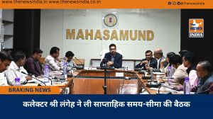 कलेक्टर श्री लंगेह ने ली साप्ताहिक समय-सीमा की बैठक