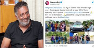  हर दिन 500 लोगों को भोजन करवा रहे हैं एक्टर प्रकाश राज 