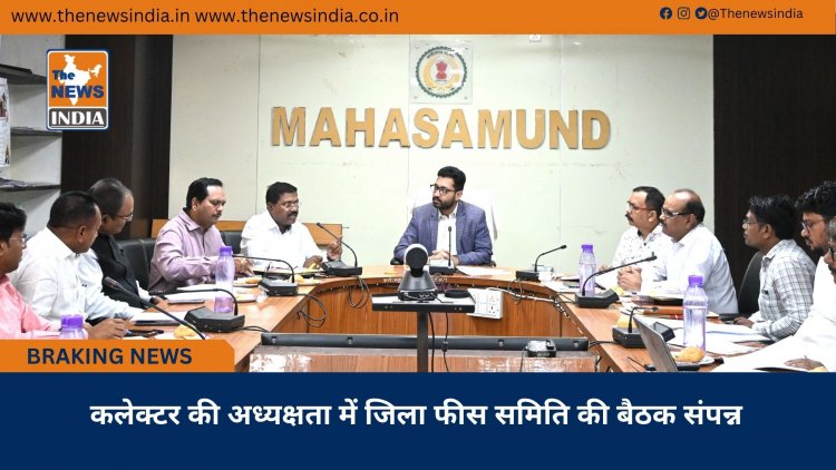 कलेक्टर की अध्यक्षता में जिला फीस समिति की बैठक संपन्न