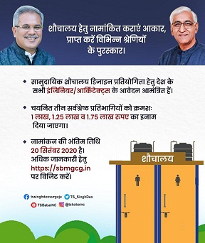 सामुदायिक शौचालय के उत्कृष्ट ड्राइंग-डिजाइन तैयार कर जीत सकते हैं 1.75 लाख तक के पुरस्कार सामुदायिक शौचालय के उत्कृष्ट ड्राइंग-डिजाइन तैयार कर जीत सकते हैं 1.75 लाख तक के पुरस्कार