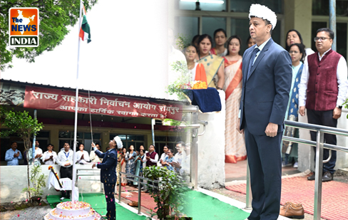 जनसम्पर्क संचालनालय में आयुक्त ने किया ध्वजारोहण जनसम्पर्क संचालनालय में आयुक्त ने किया ध्वजारोहण