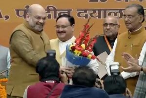  जेपी नड्डा बीजेपी के राष्ट्रीय अध्यक्ष चुने गए, शाह ने कहा- बीजेपी परिवारवाद से नहीं चलती