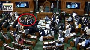  राहुल के 'डंडा मारने' वाले बयान पर लोकसभा में हाथापाई ! राहुल ने कहा- बीजेपी के सांसदों ने हाथापाई की