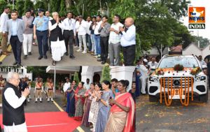 निवर्तमान राज्यपाल श्री विश्वभूषण हरिचंदन को दी गई भावभीनी विदाई निवर्तमान राज्यपाल श्री विश्वभूषण हरिचंदन को दी गई भावभीनी विदाई