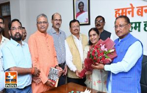 मुख्यमंत्री से छत्तीसगढ़ पिछड़ा वर्ग कल्याण आयोग के नवनियुक्त अध्यक्ष एवं सदस्यों ने की सौजन्य मुलाकात मुख्यमंत्री से छत्तीसगढ़ पिछड़ा वर्ग कल्याण आयोग के नवनियुक्त अध्यक्ष एवं सदस्यों ने की सौजन्य मुलाकात