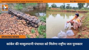 कांकेर की मासुलपानी पंचायत को मिलेगा राष्ट्रीय जल पुरस्कार