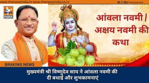 मुख्यमंत्री श्री विष्णुदेव साय ने आंवला नवमी की दी बधाई और शुभकामनाएं
