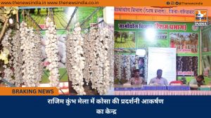 राजिम कुंभ मेला में कोसा की प्रदर्शनी आकर्षण का केन्द्र