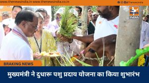 मुख्यमंत्री ने दुधारू पशु प्रदाय योजना का किया शुभारंभ