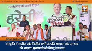संस्कृति में सजीव और निर्जीव सभी के प्रति सम्मान और आभार की भावना: मुख्यमंत्री श्री विष्णु देव साय