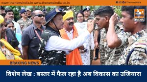  विशेष लेख : बस्तर में फैल रहा है अब विकास का उजियारा