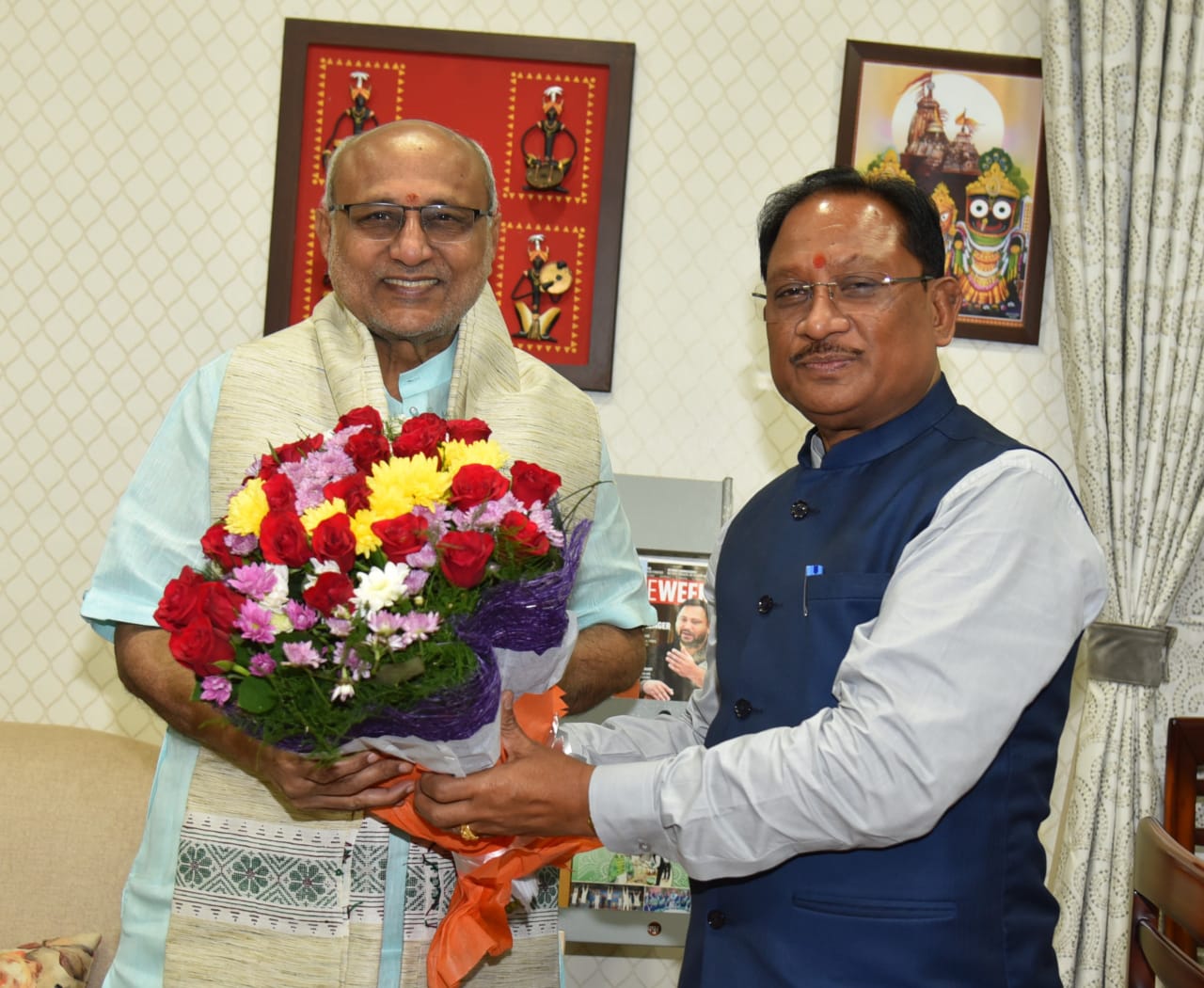 उप राष्ट्रपति राधाकृष्णन से मुख्यमंत्री विष्णुदेव साय ने की भेंट… उप राष्ट्रपति राधाकृष्णन से मुख्यमंत्री विष्णुदेव साय ने की भेंट…