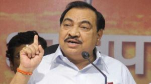 बीजेपी के दिग्गज नेता एकनाथ खडसे ने कहा- घोटालों के आरोपी से समर्थन लेना ठीक नहीं था