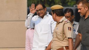  जमानत पर जेल से बाहर आये पी.चिदंबरम