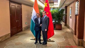  NSA अजित डोवाल और चीन के विदेश मंत्री वांग वाई की हुई वीडियो कॉल पर बात