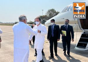   मुख्यमंत्री श्री भूपेश बघेल ने सांसद श्री राहुल गांधी का किया आत्मीय स्वागत... (video)