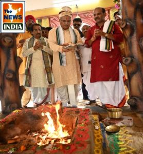 मुख्यमंत्री श्री भूपेश बघेल श्री जगन्नाथ मंदिर पहुँचे...