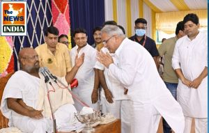 मुख्यमंत्री श्री बघेल शामिल हुए राष्ट्र संत श्री ललितप्रभ सागर जी के दिव्य सत्संग प्रवचन माला के कार्यक्रम में