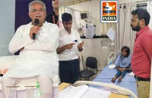 मुख्यमंत्री श्री भूपेश बघेल के निर्देश पर मरवाही की ज्योति कैवर्त्य का इलाज राजधानी में शुरू