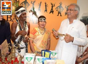  मुख्यमंत्री श्री भूपेश बघेल नई दिल्ली के किरण नादर म्यूजियम ऑफ आर्ट में आयोजित टूरिज्म कॉन्क्लेव में शामिल हुए