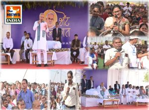 भेंट-मुलाकात : मुख्यमंत्री भूपेश ने की बंपर घोषणाएं... आम जनता से हुए रूबरू,  योजनाओं का फीडबैक लिया 