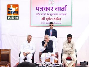  मुख्यमंत्री श्री भूपेश बघेल का प्रेसवार्ता : सरायपाली