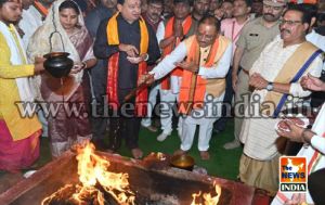  मुख्यमंत्री श्री विष्णुदेव साय रूद्रामहाभिषेक में शामिल हुए