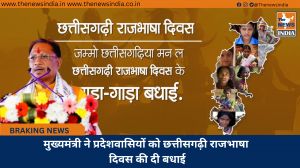 मुख्यमंत्री ने प्रदेशवासियों को छत्तीसगढ़ी राजभाषा दिवस की दी बधाई