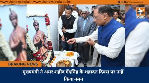 मुख्यमंत्री ने अमर शहीद गेंदसिंह के शहादत दिवस पर उन्हें किया नमन