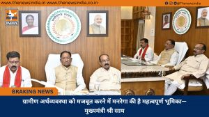 ग्रामीण अर्थव्यवस्था को मजबूत करने में मनरेगा की है महत्वपूर्ण भूमिका— मुख्यमंत्री श्री साय