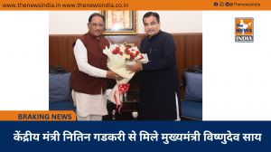  केंद्रीय मंत्री नितिन गडकरी से मिले मुख्यमंत्री विष्णुदेव साय